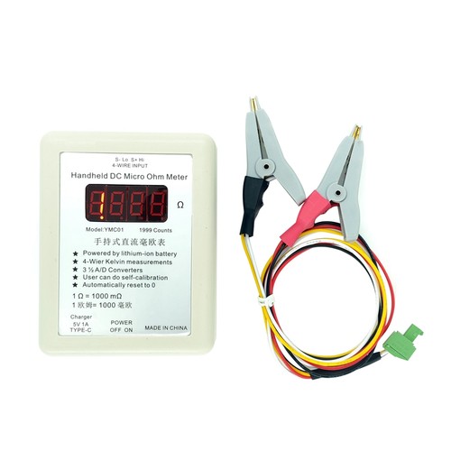Handheld milliohmmeter - 5x(handheld, dc