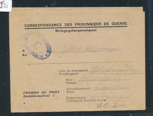 K3520 kriegsgefangenenpost - k3520),